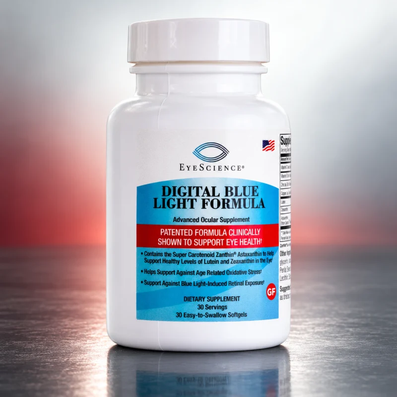EyeScience Digital Blue con luteína, zeaxantina y astaxantina, 30 cápsulas blandas